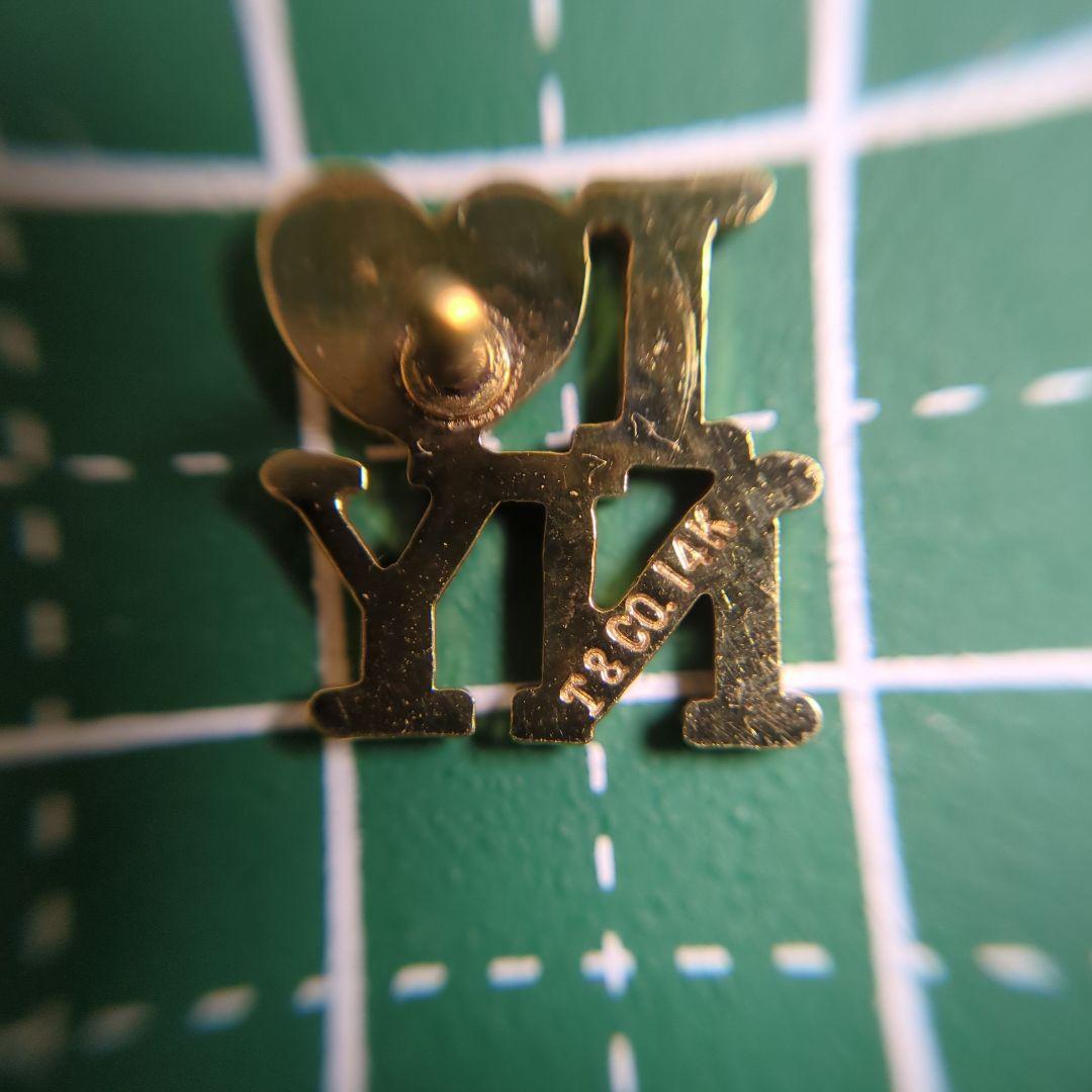 ティファニー　I ❤️(love) NY ブローチ 14K　ピン