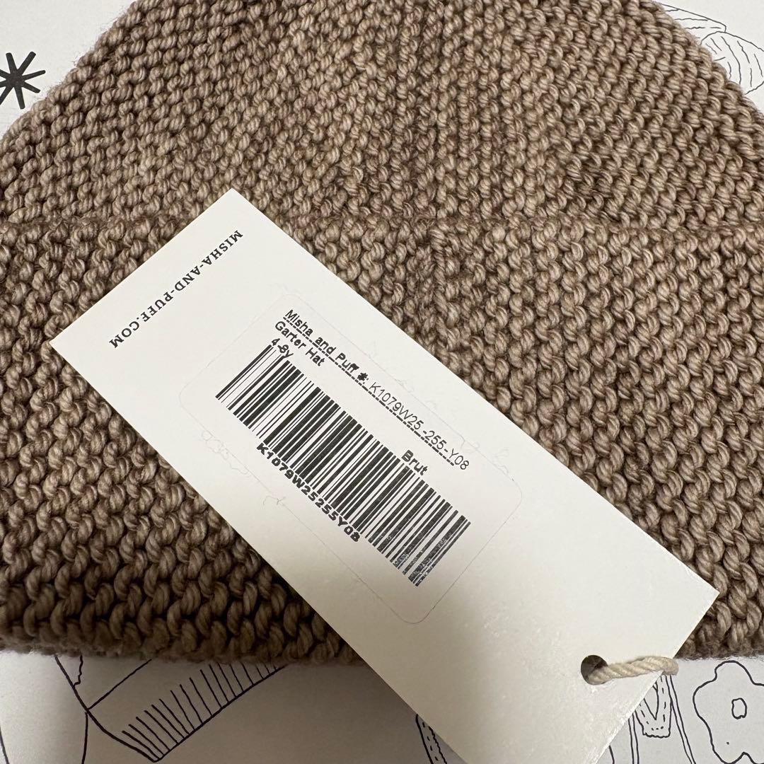 み*み様 misha&puff ガーターハット garter hat 4-8y