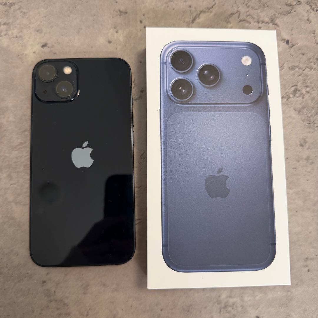 【iPhone13本体】256GB/ミッドナイトiPhone17Pro箱付き