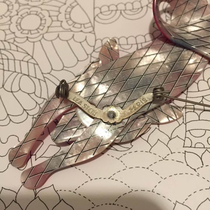 リアスタン LEA STEIN ブローチ キツネ fox ヴィンテージ