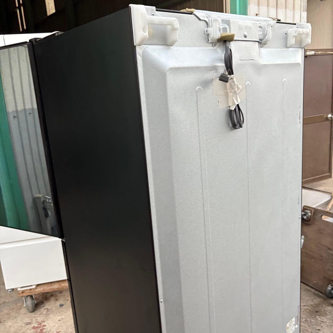 岸170 R-WXC74N 735L 大型 ブラック 冷蔵庫 両開き