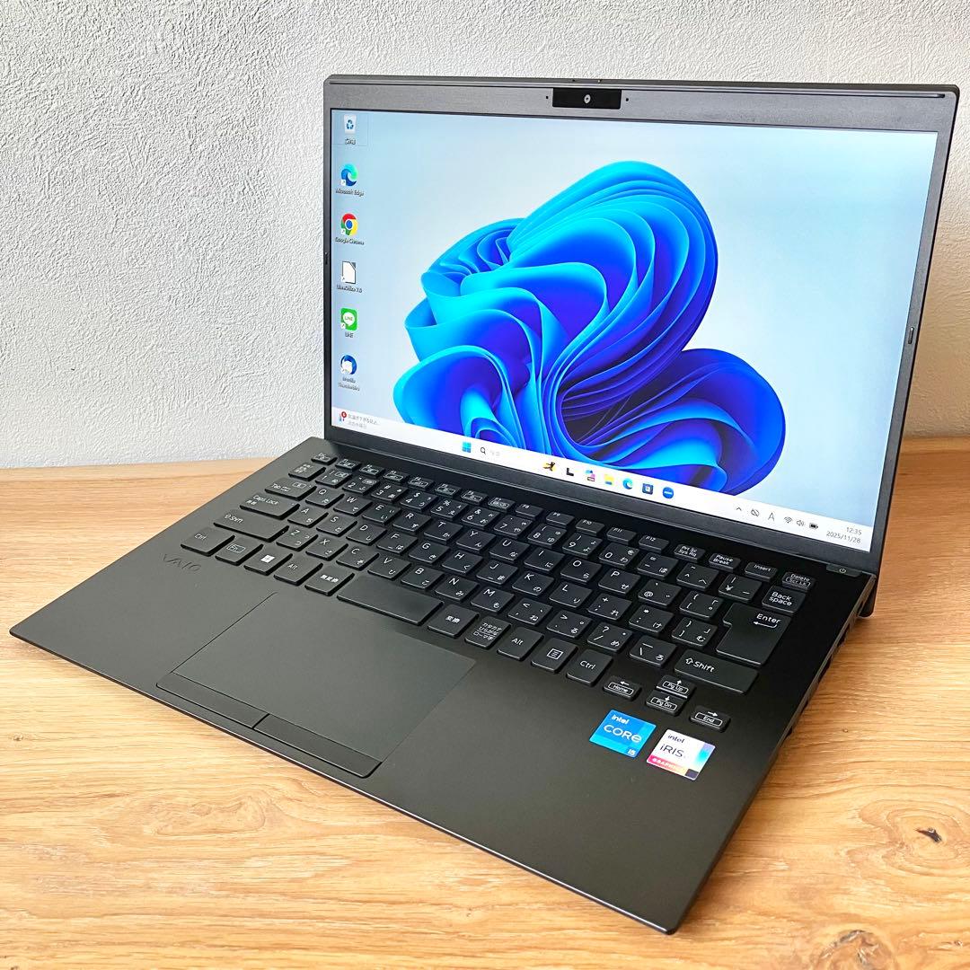 バッテリー良好/16G/VAIO/SSD/Windows11/黒/ノートパソコン