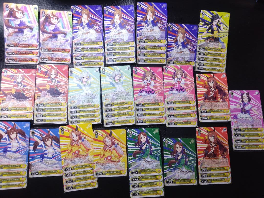 引退品ヴァイスシュヴァルツ ウマ娘デッキ7個+ディズニーデッキ セット