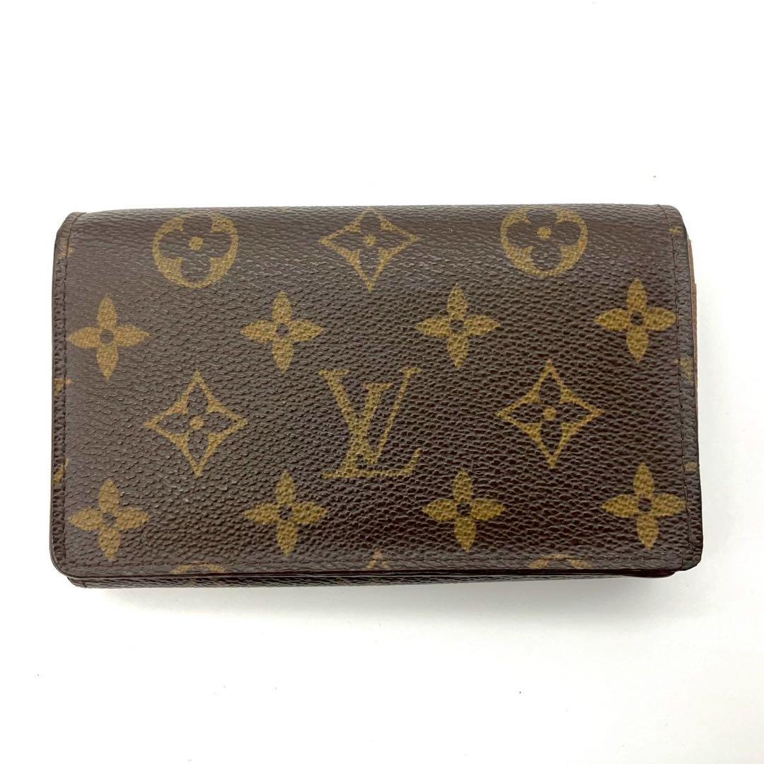 正規品 ルイヴィトン 新型 トレゾール 二つ折り財布 モノグラム