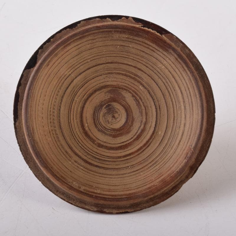 茶道具　漆塗　独楽　莨入　煙草入　時代箱付　V　8240