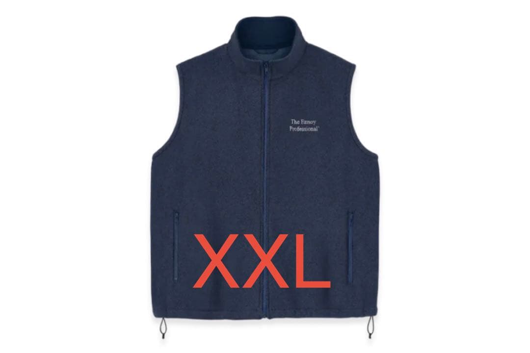 The Ennoy Professional フリースベスト XXL ネイビー