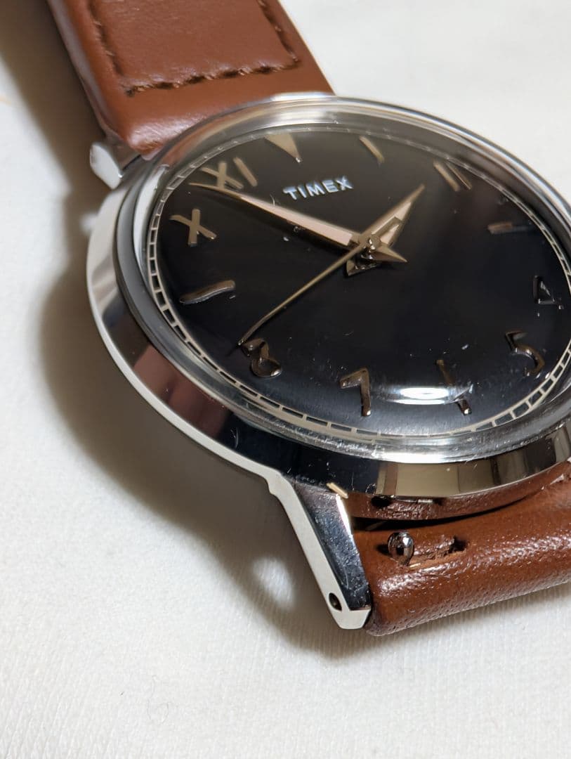 TIMEX Marlin マーリン　カリフォルニアダイヤル　黒文字盤 　美品