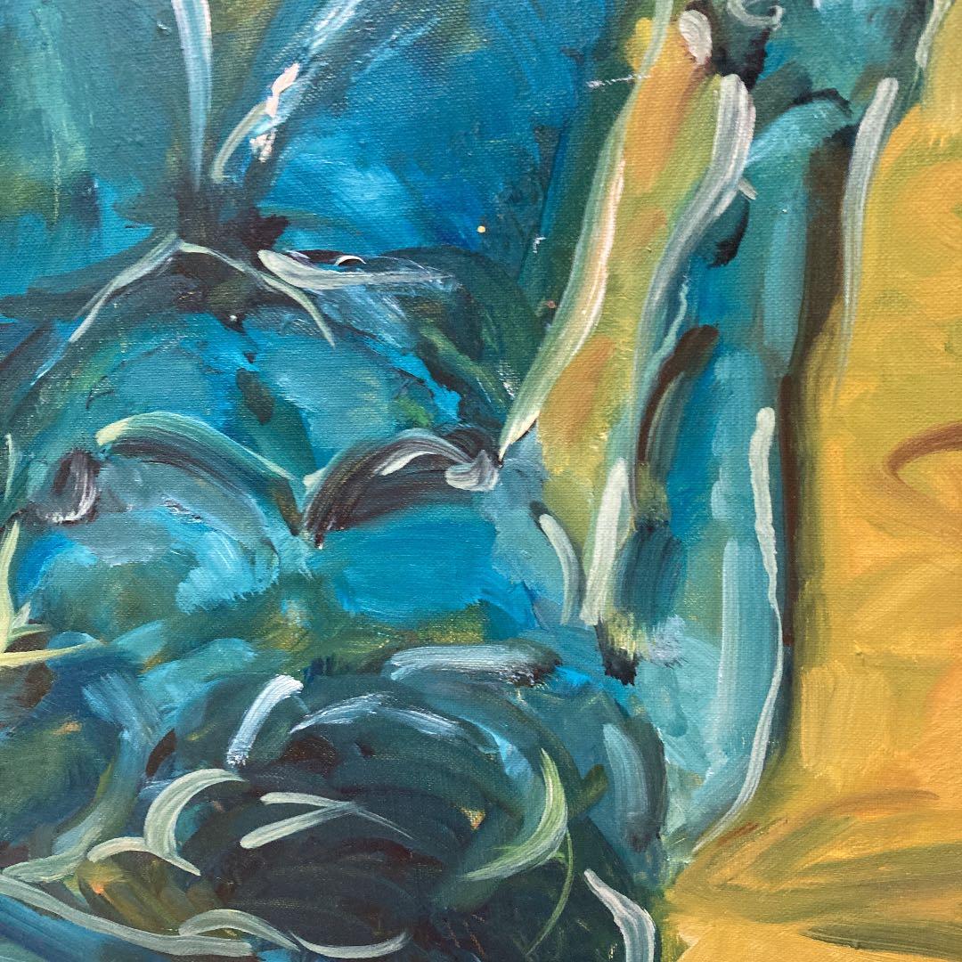 青裸婦　作者　Hiroko.M 師　松本俊郎氏　韓日芸術祭展主催