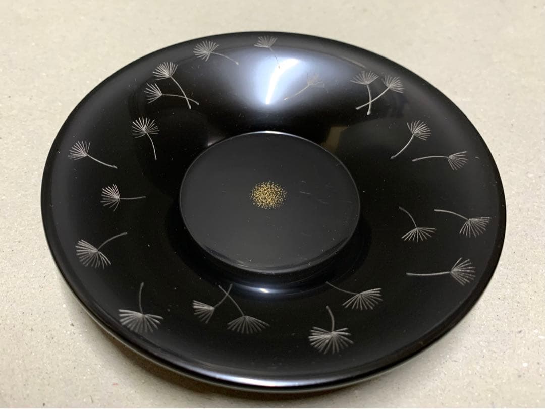 藤田正堂 舞々茶托 蒔絵 茶托