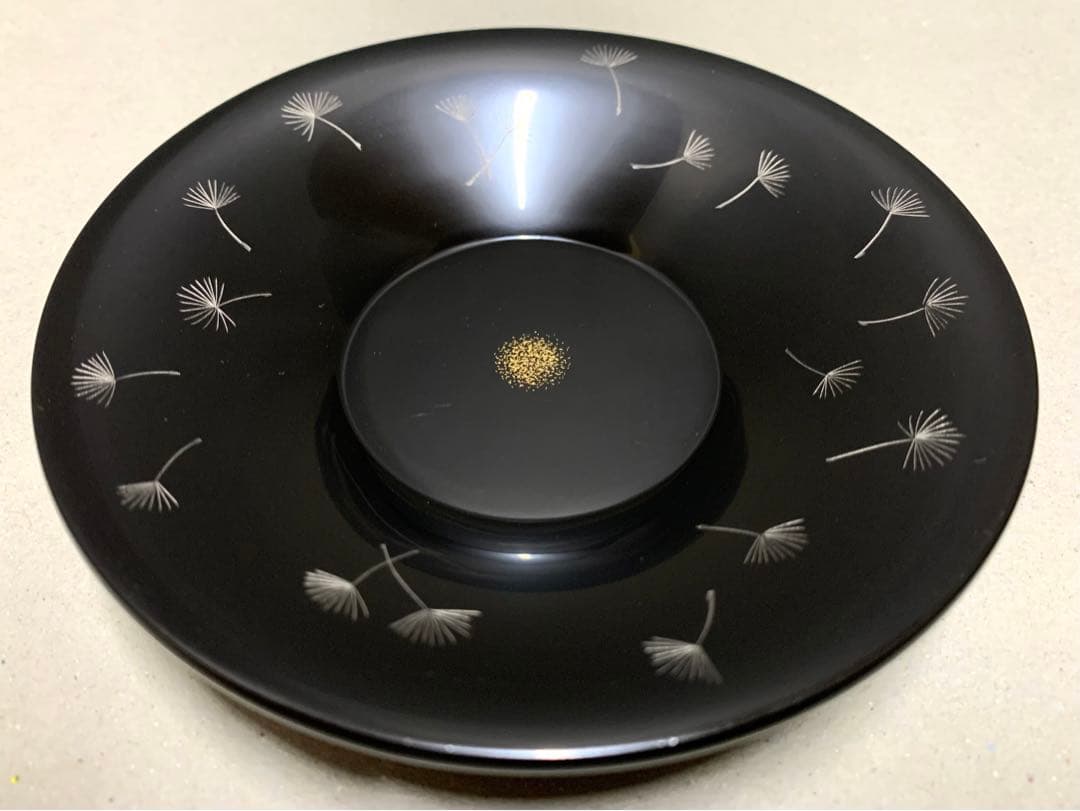 藤田正堂 舞々茶托 蒔絵 茶托