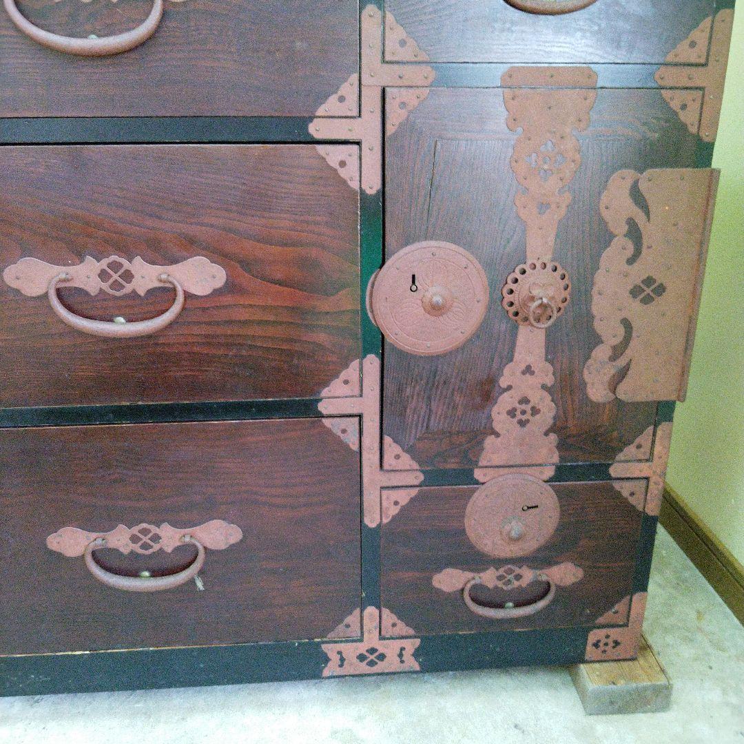 古い和箪笥　昭和レトロ　アンティーク