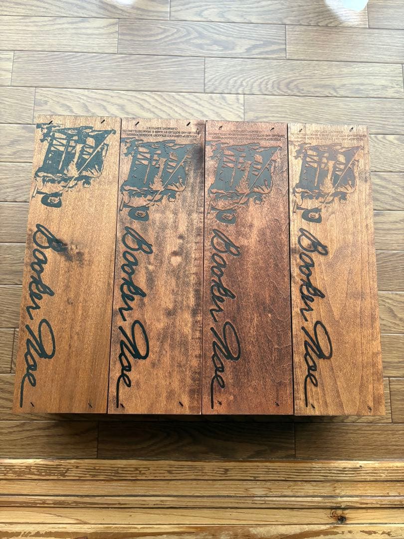 BOOKER'S ウイスキー用木製ボックス　12個セット　bourbon