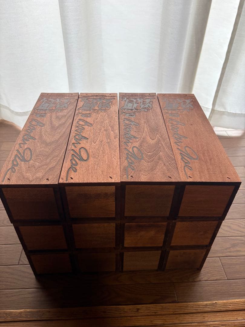 BOOKER'S ウイスキー用木製ボックス　12個セット　bourbon