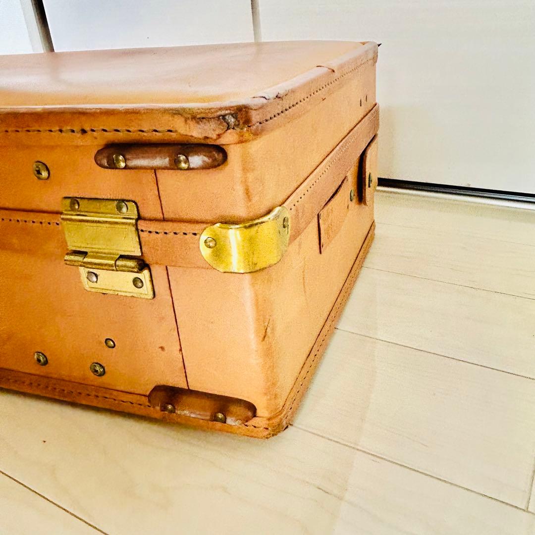 【希少】Hartmann スーツケース ヌメ革 キャメル