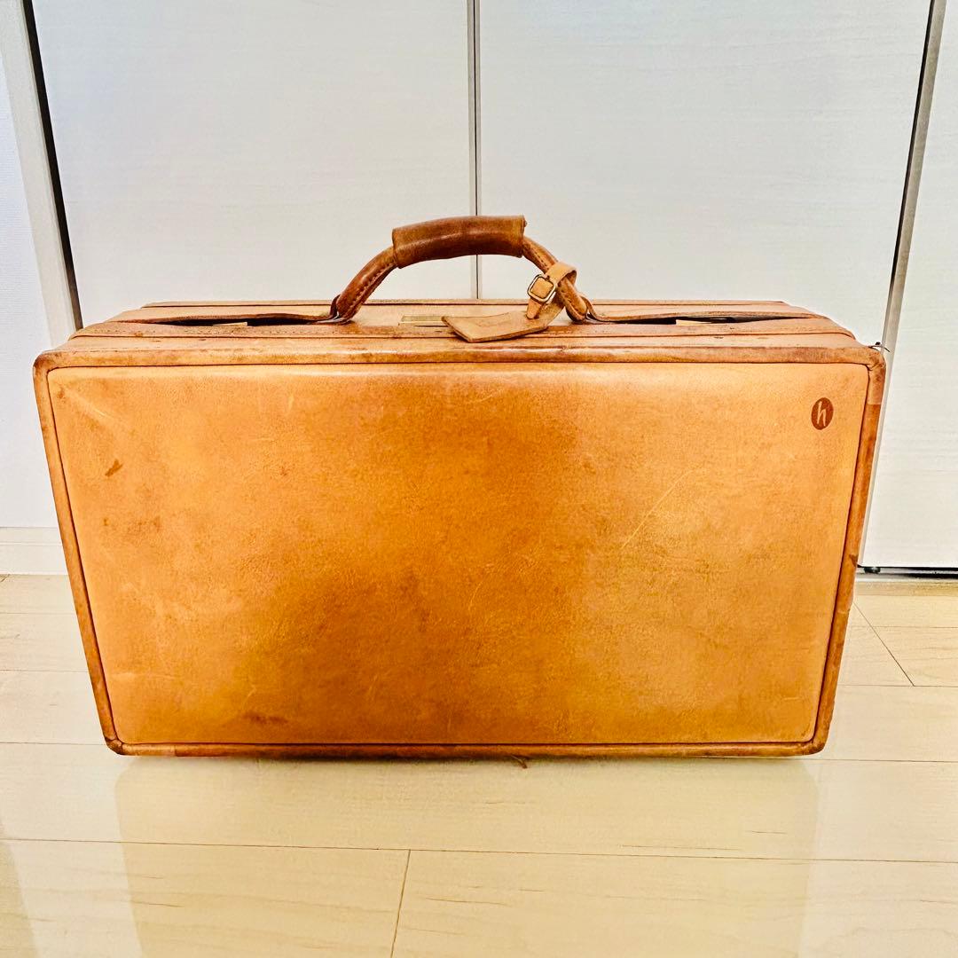 【希少】Hartmann スーツケース ヌメ革 キャメル
