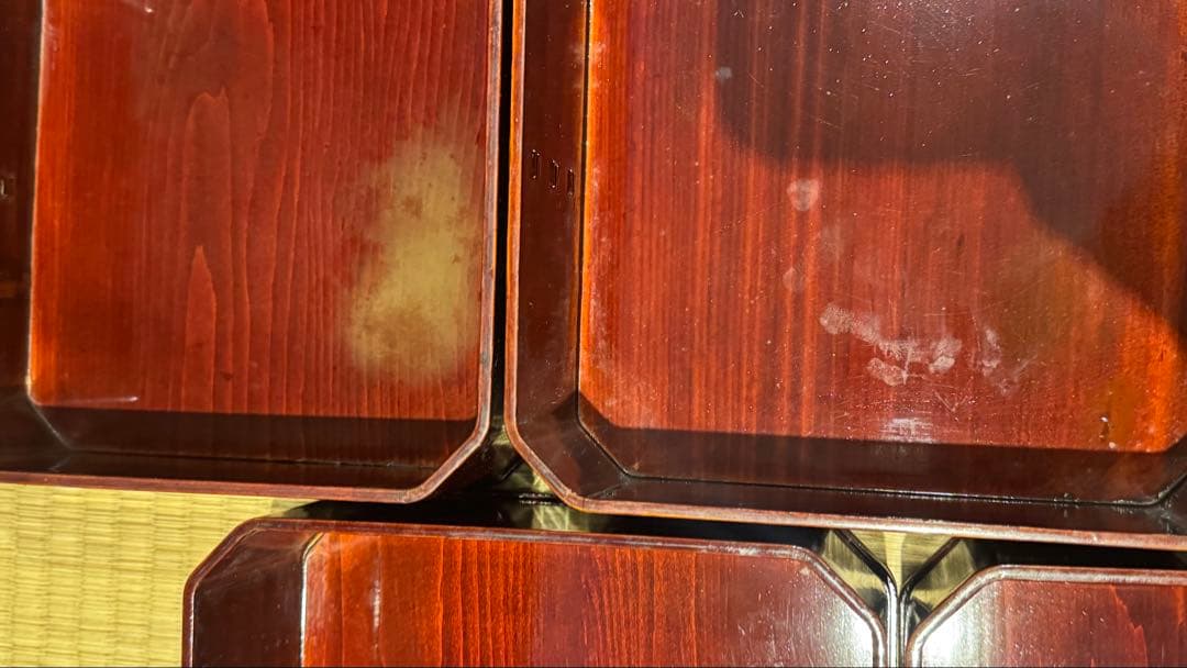 溜塗 大徳寺弁当 10客 縁高 共箱