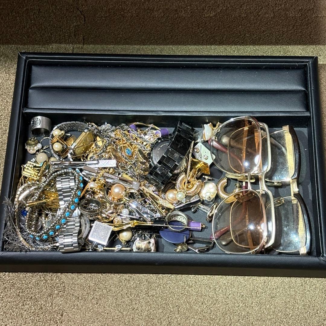 イミテーションまとめ　約1kg シルバー、天然石、金メッキ含む