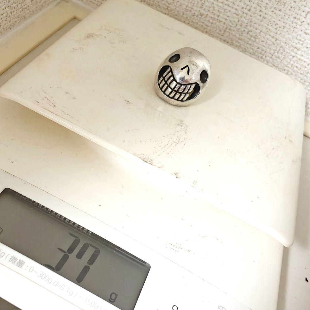 一休 シルバー925 スカルデザイン シルバーアクセサリー 37g