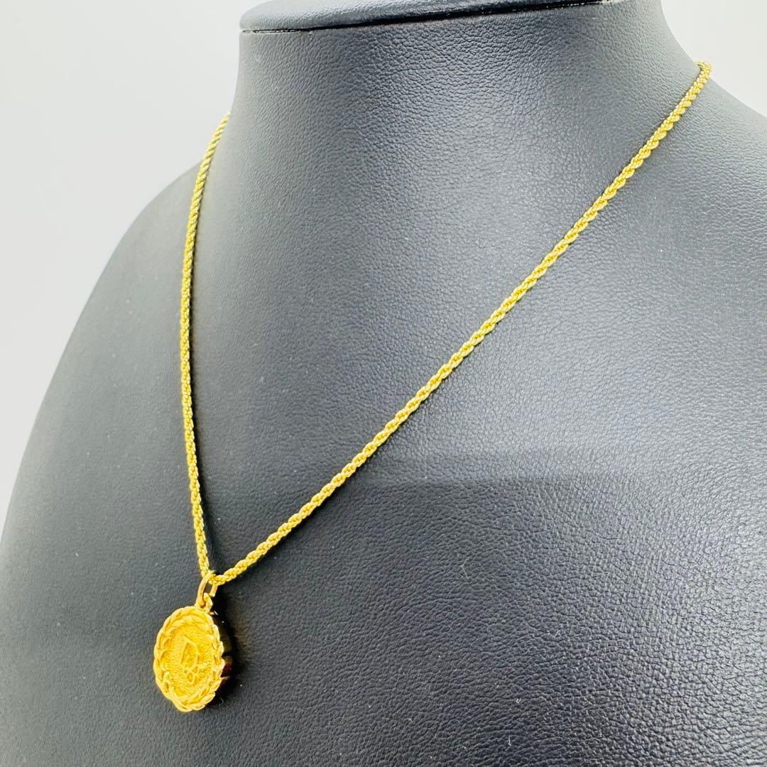 ✨Dior✨ディオール✨CDロゴ✨サークル✨ゴールド色✨ネックレス✨