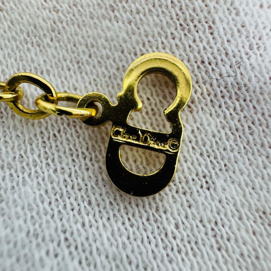 ✨Dior✨ディオール✨CDロゴ✨サークル✨ゴールド色✨ネックレス✨