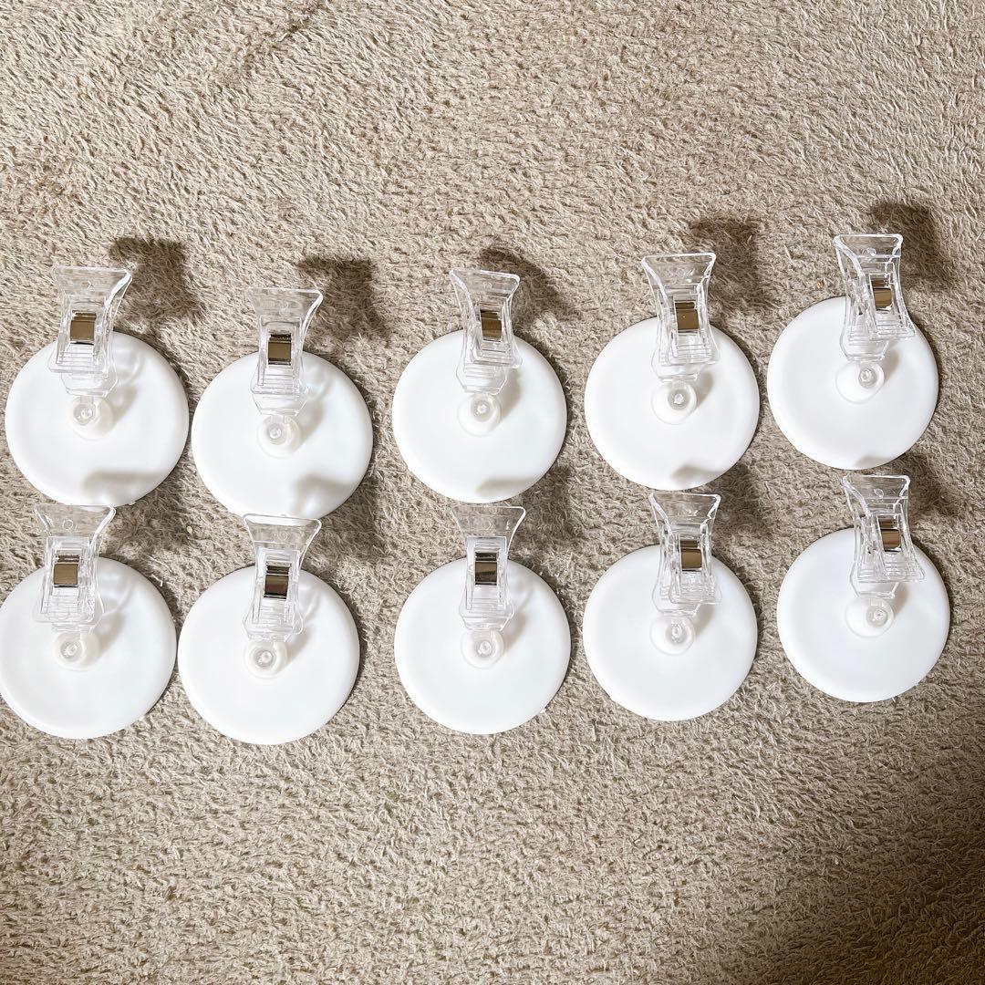 10pcsサインクリップ回転可能Placeカード 商品名カードホルダー5.5cm