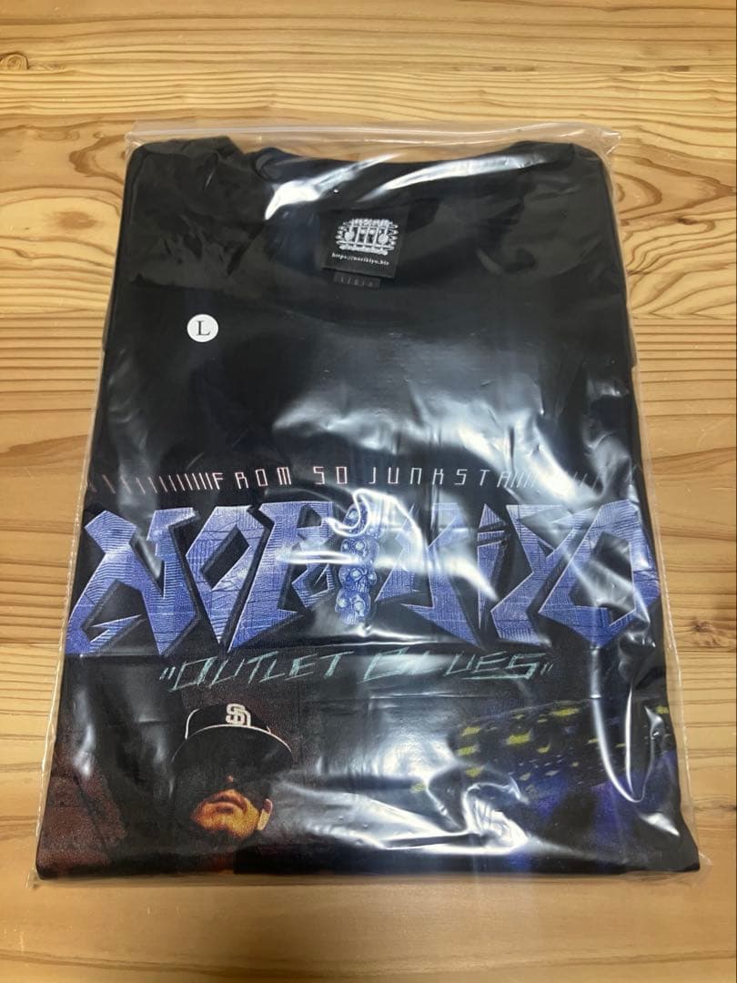 【新品未開封•限定品】NORIKIYO 「OUTLET BLUES 」　半袖　L