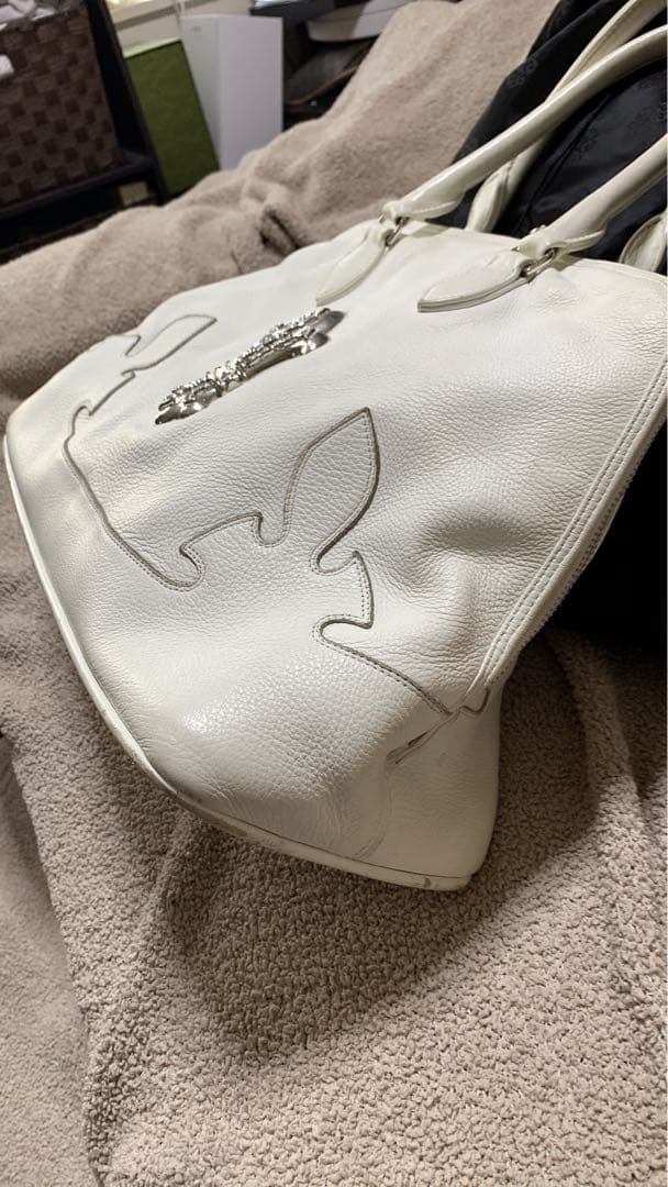 希少!!!クロムハーツホワイトバック