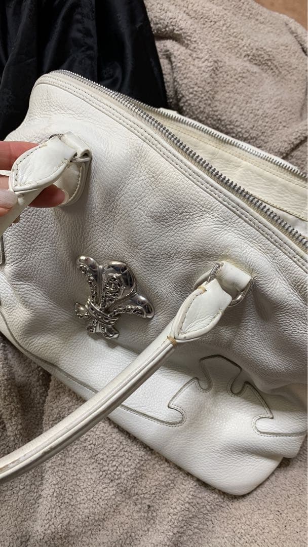 希少!!!クロムハーツホワイトバック