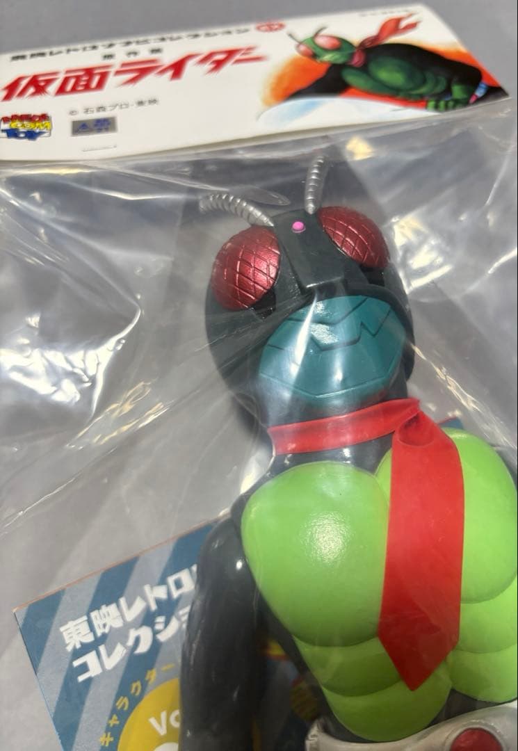 東映レトロソフビコレクションEX 仮面ライダー 原作版仮面ライダー 設定画カラー
