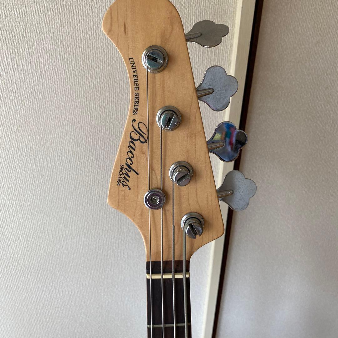 5/3迄！ベ-スギターバッカス 左利き　美品【送料込み価格】超お徳‼️スタンド付き