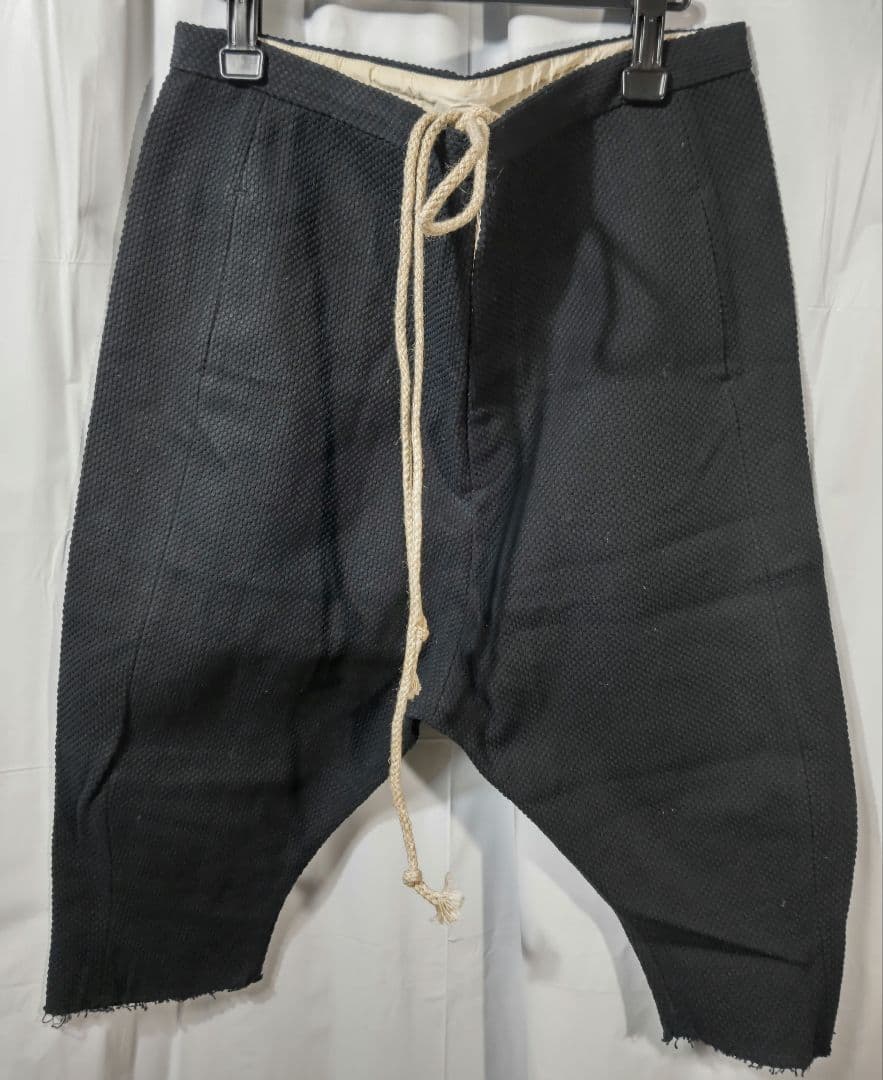 AVIALAE DROPCROTCH HEAVY WAFFLE ブラック