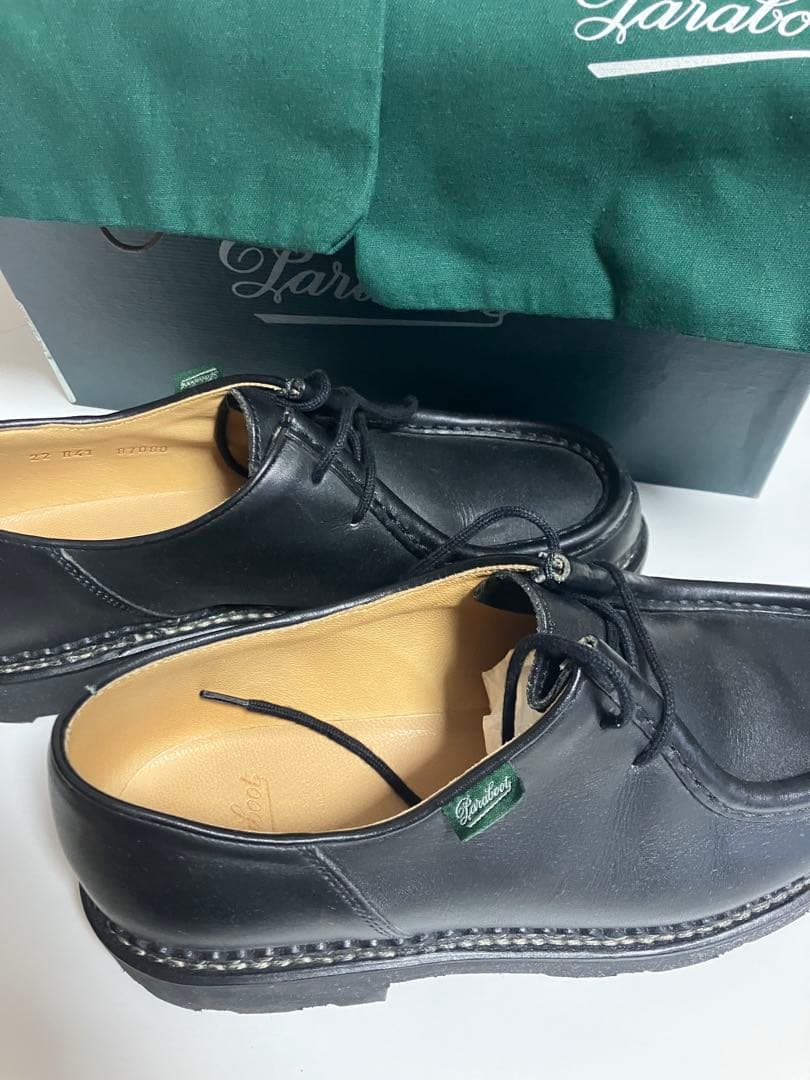 PARABOOT MICHAELパラブーツ ミカエル EU41 UK7 ブラック