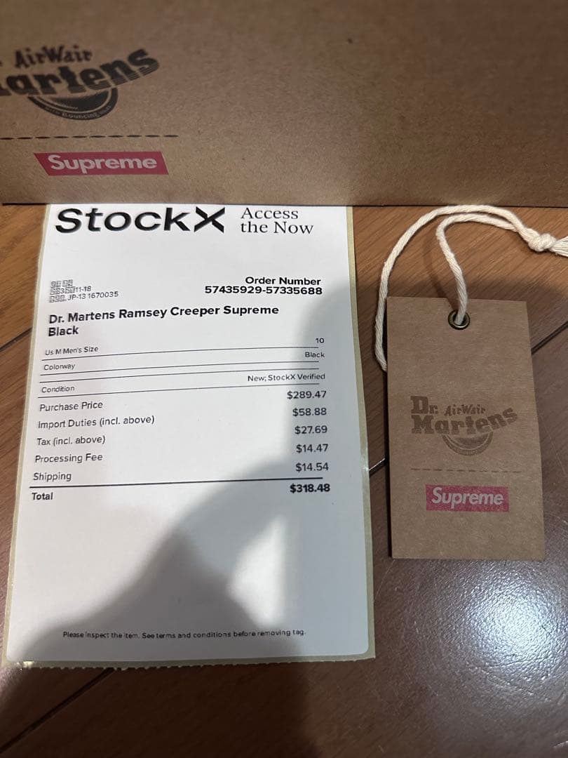 Supreme × Dr.Martens Ramsey Creeper