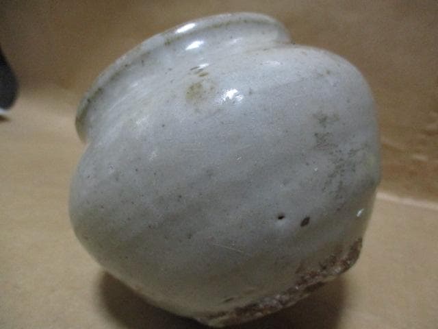 李朝　白磁の小壺　S12-1