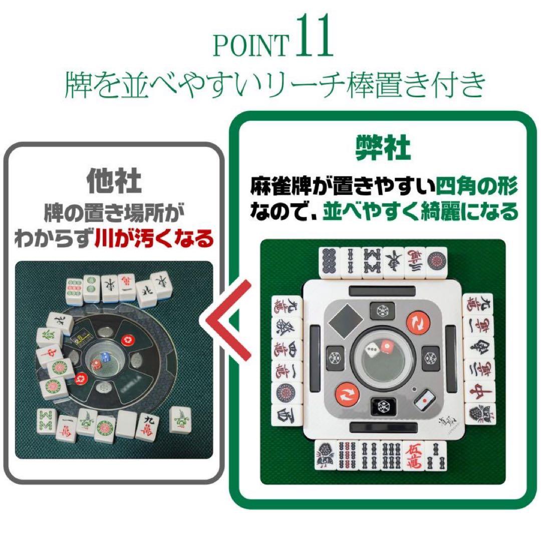 【新品】最高級全自動麻雀卓 デジタル表示 白 アルミ28mm＋麻雀テーブルボード