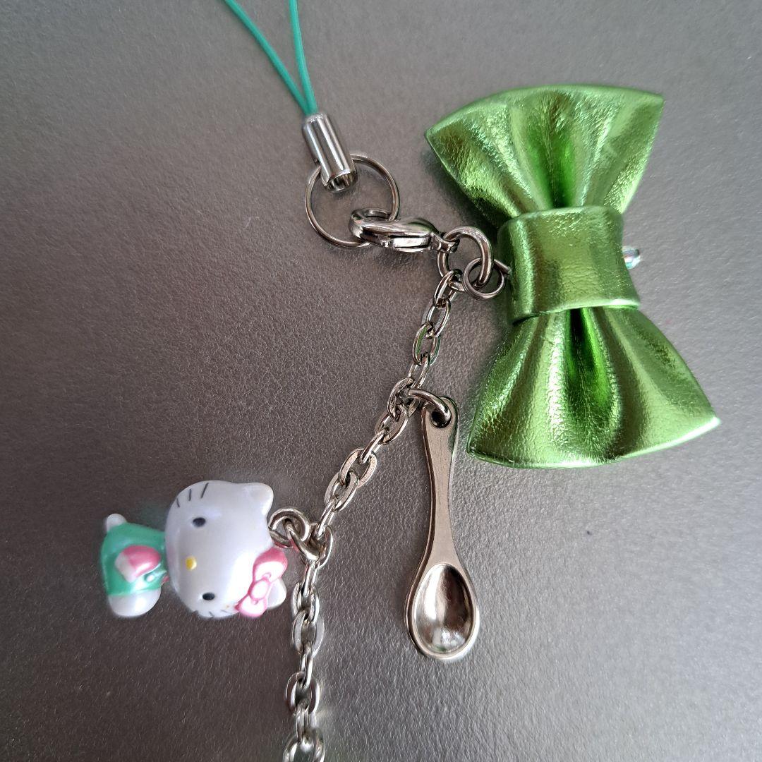 キティ　キウイ　ゼリー　ストラップ　タグ付き