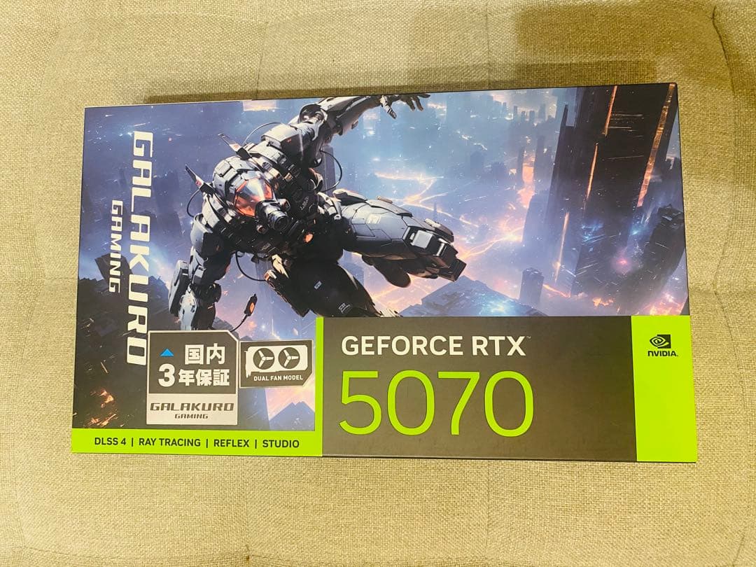 【新品・未開封】nVIDIA RTX 5070 12GB GDDR6 玄人志向
