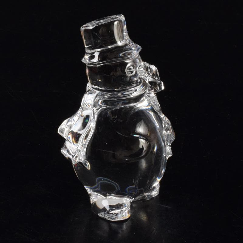 Baccarat　バカラ　クリスタルガラス　スノーマン　置物　箱付　V　7134