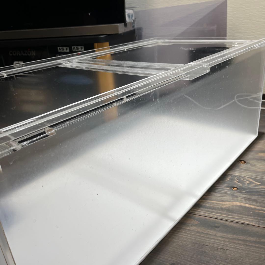 オーバーフロー水槽 アクリル製 透明　リフジュウム水槽セット