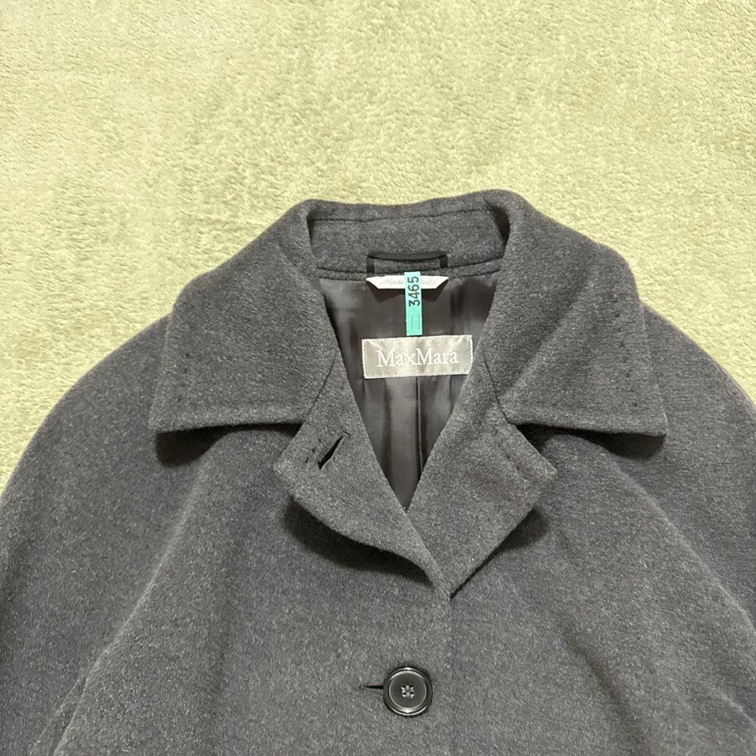 MaxMara 銀タグ ヴァージンウール チェスターコート 42