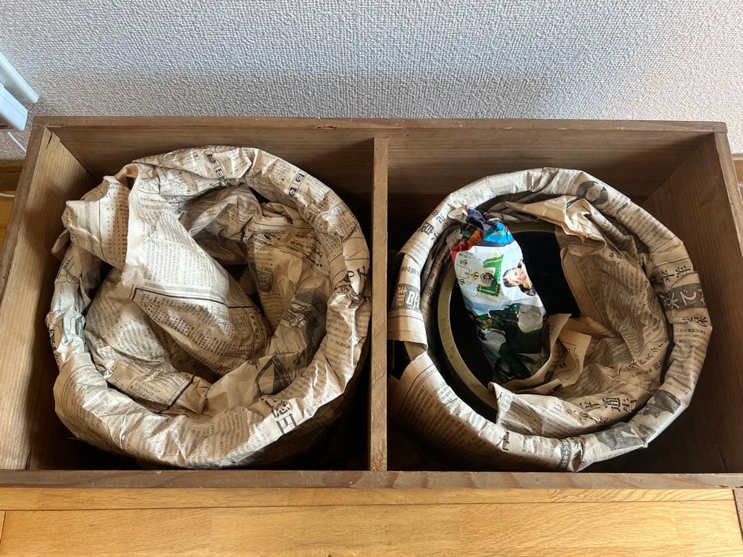 真鍮　火鉢　アンティーク雑貨　古道具　大正昭和レトロ　箱あり