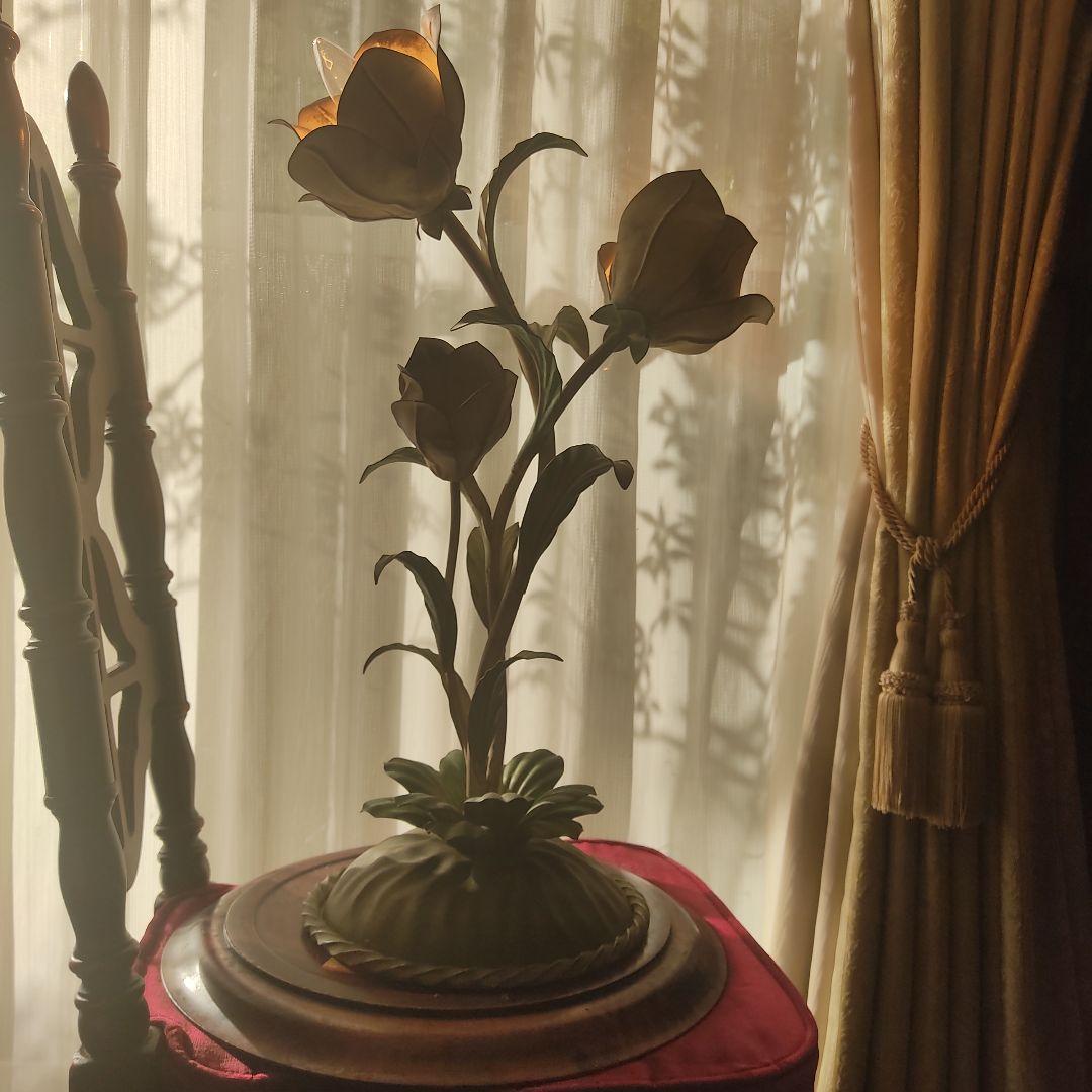 アンティーク　イタリア　フランス　アイアン　スタンドライト　ガーデニング　鉄