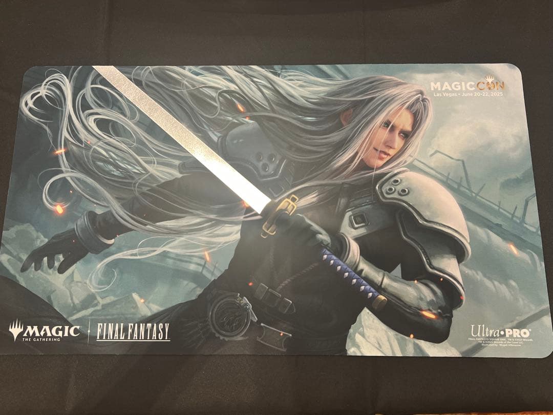 mtg ２枚セット 限定プレイマット クラウド セフィロス 部分 FOIL