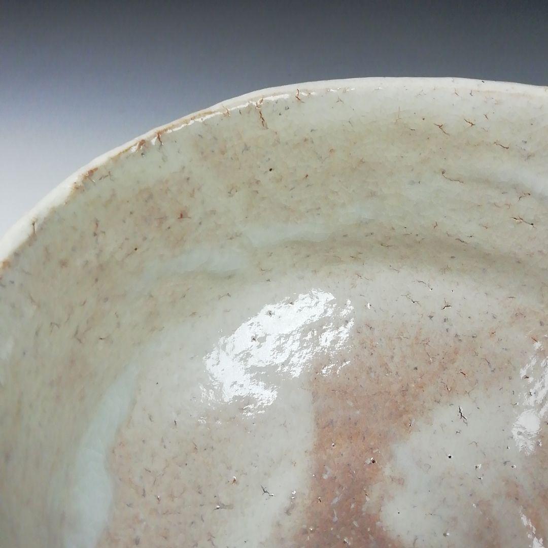 Ｔ５２８　茶碗　『萩茶碗』『天鵬山　廣瀬淡雅 造』　共箱　抹茶碗　茶道具