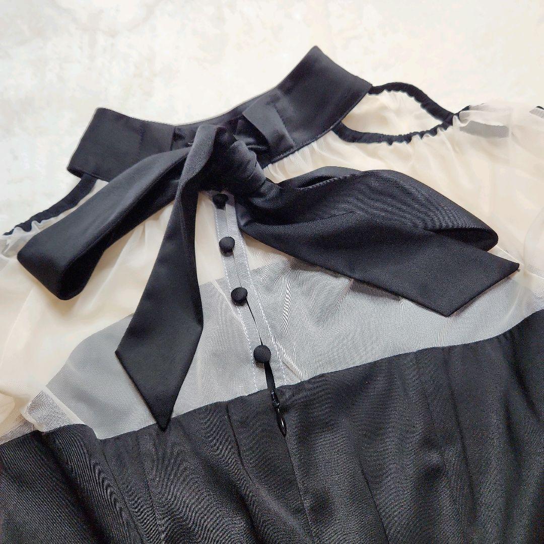 ✨完売品✨atlo by pour vous オケージョンドレス リボン 黒