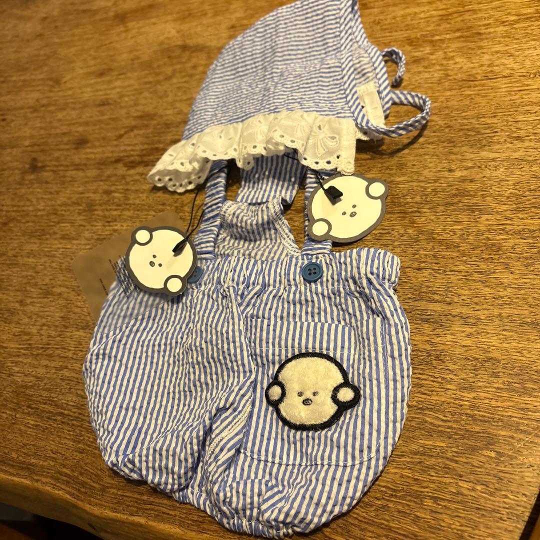 JUMINEのBABY MONGU ロンパースと帽子のセット　即完売商品