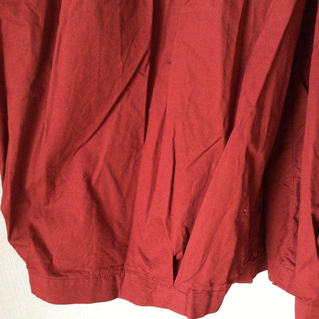 早い者勝ち新品未使用品　HARVESTY ガウチョパンツ M レッド