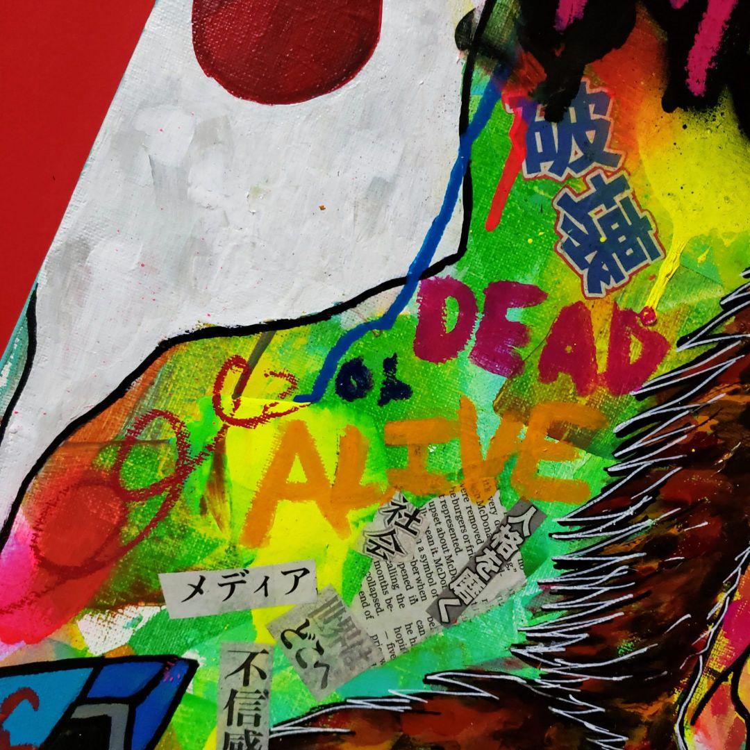 【一点物/F15号】見ざる言わざる聞かざるMONKEYS《現代アート》