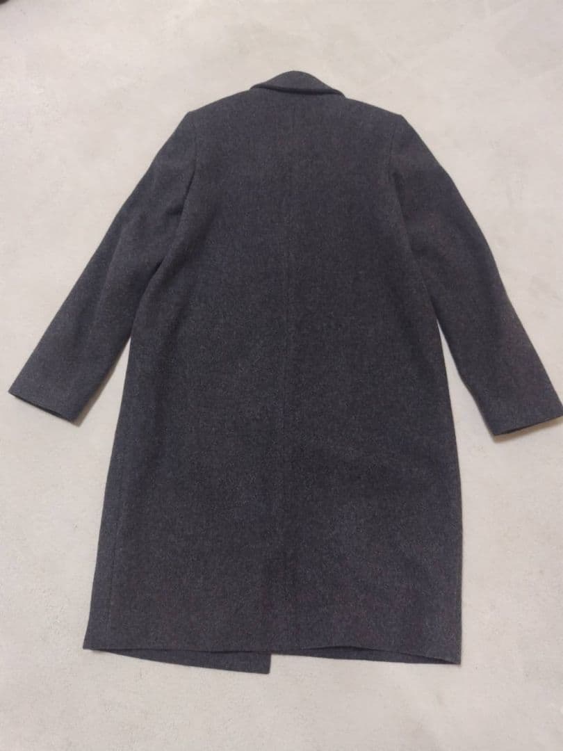 【美品】Theoryluxe ラムウールメルトン コート ロング グレー