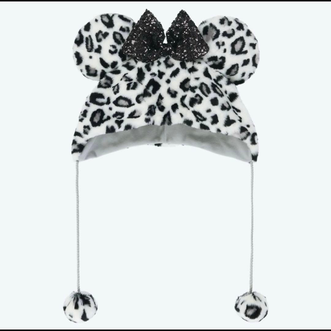 【新品】ミニーマウス　ファンキャップ　ヒョウ柄　3種3点セット　レオパード柄